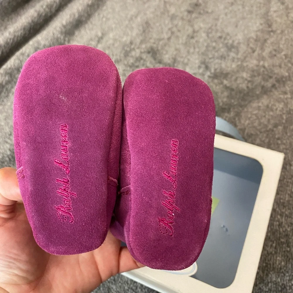 Ralph Lauren Magenta baby Boots 2